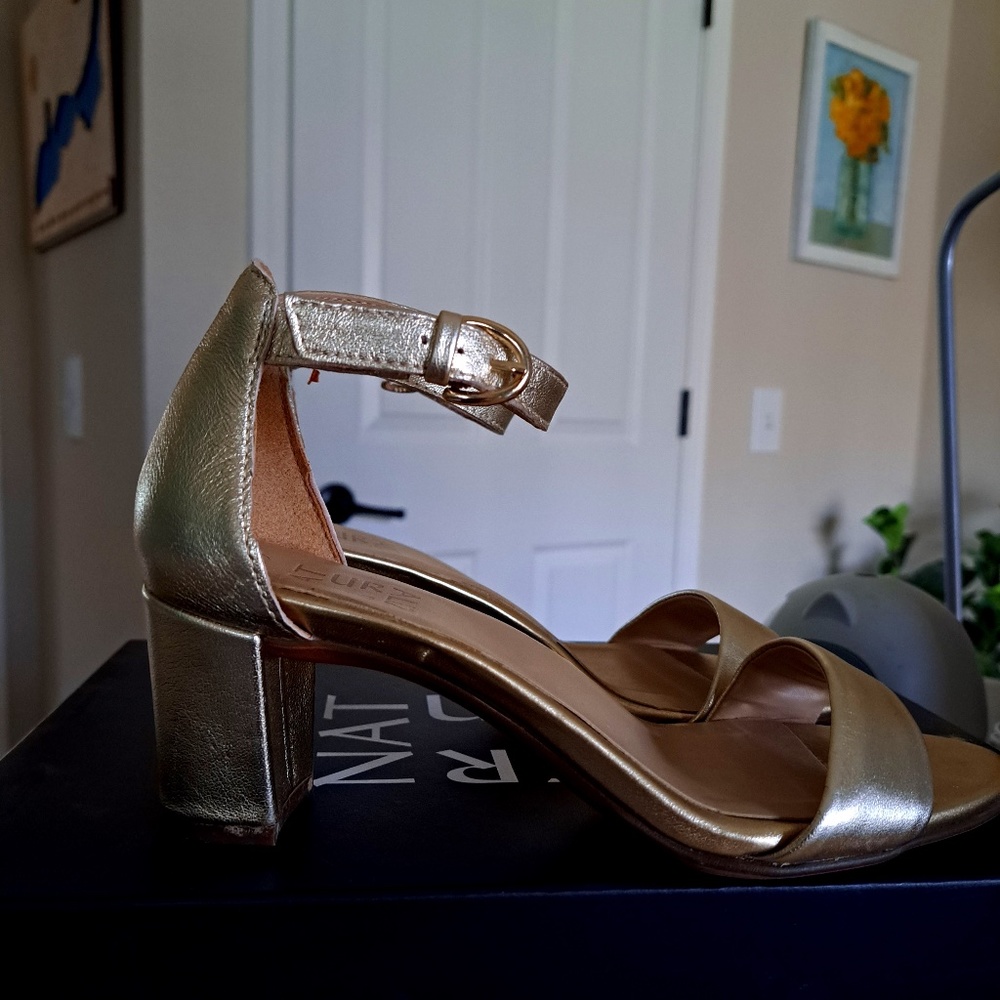 Naturalized Vera Dark Gold Sandals